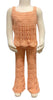 Crocheted Girl Flares and Matching Top