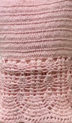 Crochet Girls Top and Shorts set