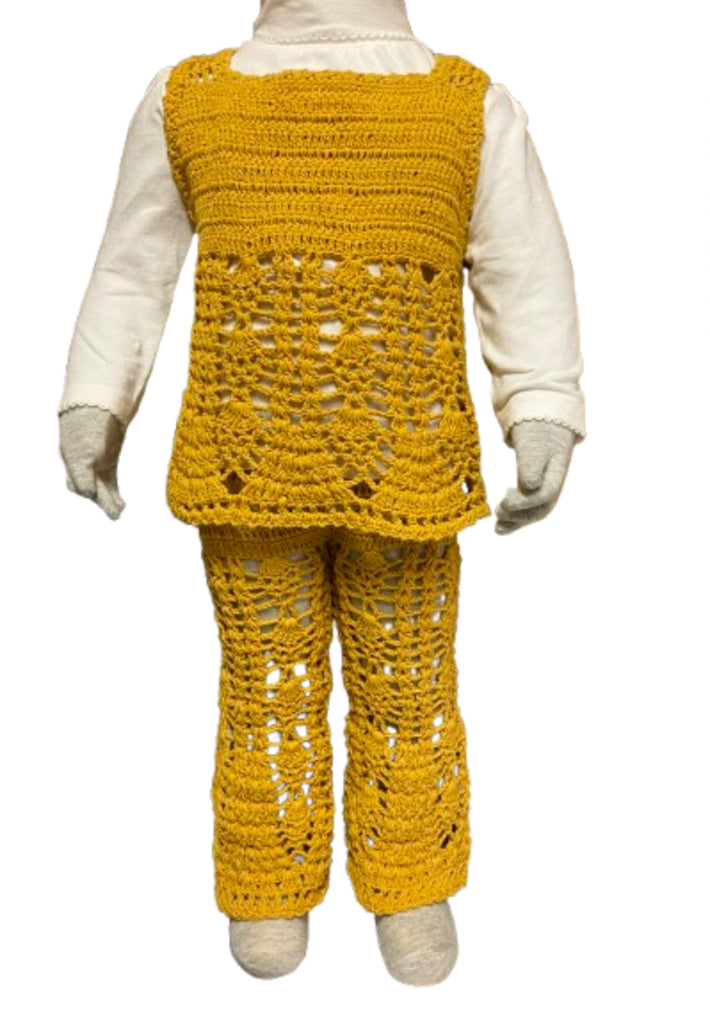 Crocheted Girl Flares and Matching Top