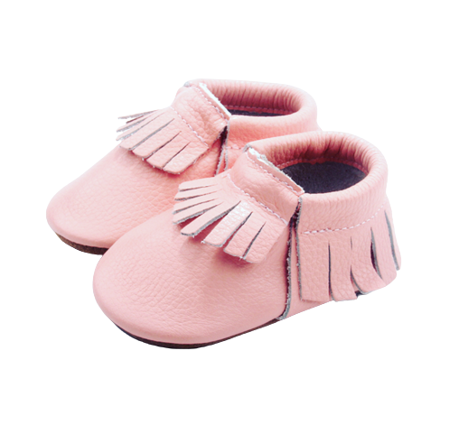 Frill Moccasins - Pink