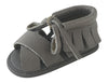 Boho Sandals - 100% Leather - Grey